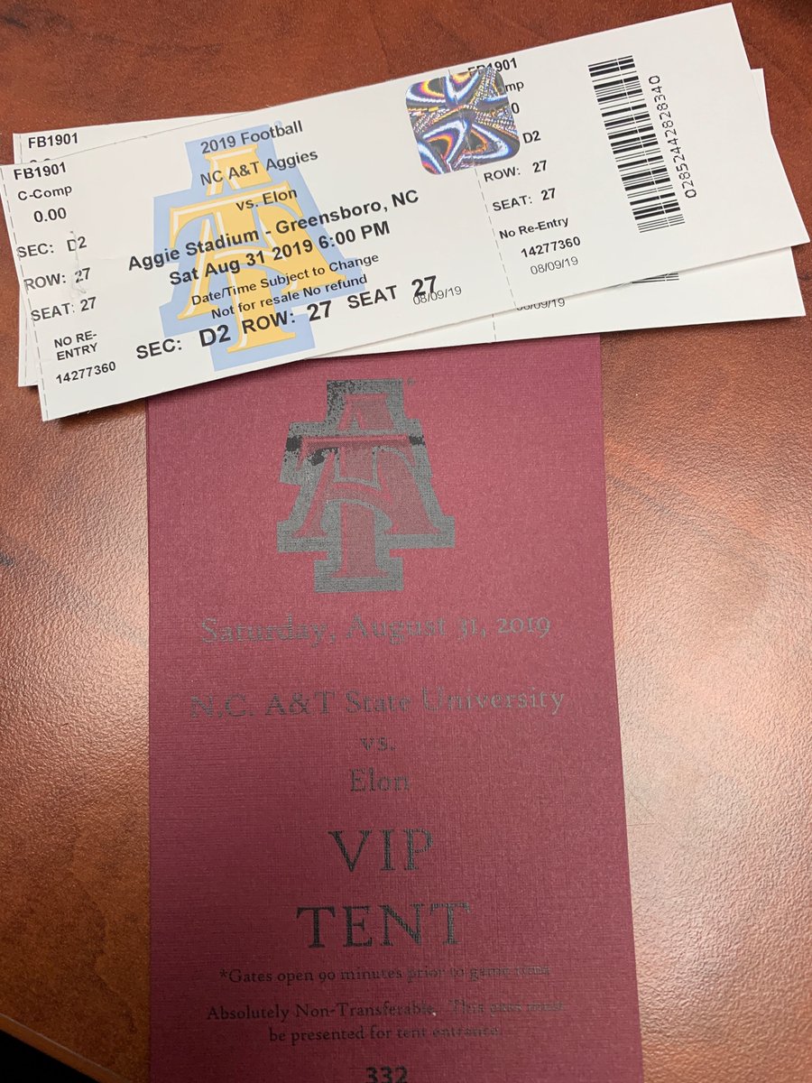 thomastire's tweet photo. Surprise Giveaway! First come, first serve!

We are giving away two VIP tickets to tomorrow night's NC A&amp;T vs Elon game! Stop by our Greensboro location and speak to our Store Manager, Billy Parker to redeem the tickets. Don't wait! These tickets will go fast! https://t.co/GOXmwmA9uY