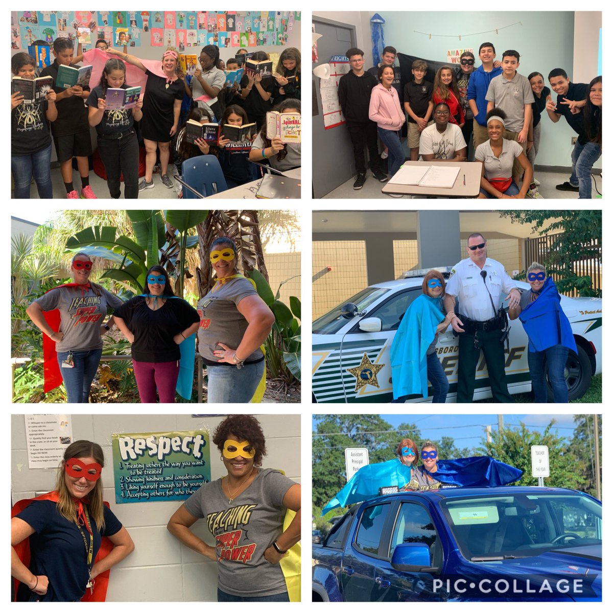Super Hero Day, teachers empowering our Webb!@Rob4Principals <a href="/Jeff_Eakins/">Jeff Eakins</a> <a href="/HCPSArea2/">HCPS Area 2</a> <a href="/SteveCona/">Steve Cona</a> <a href="/hcpsMSLangArts/">HCPS MS Lang Arts</a> <a href="/HCSOSheriff/">HCSO</a> <a href="/CharleyBelcher/">Charley Belcher FOX</a>