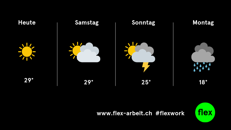 flex_arbeit's tweet photo. Ab an die Sonne und erst im Herbst wieder arbeiten! Der steht nämlich schon vor der Tür. 

#flexwork #workflex #flexiblearbeitszeitmodelle #flexarbeit #herbstanfang #sommerinderschweiz  #spätsommer https://t.co/nJgSDvbslr