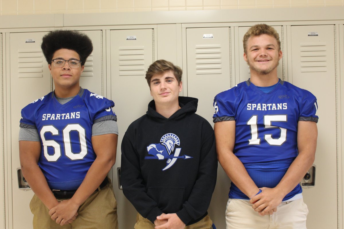 MidValleySD's tweet photo. Getting ready for the first home game of the season!!! #FNL #GoSpartans #Seniors https://t.co/oyDbCzfXbP