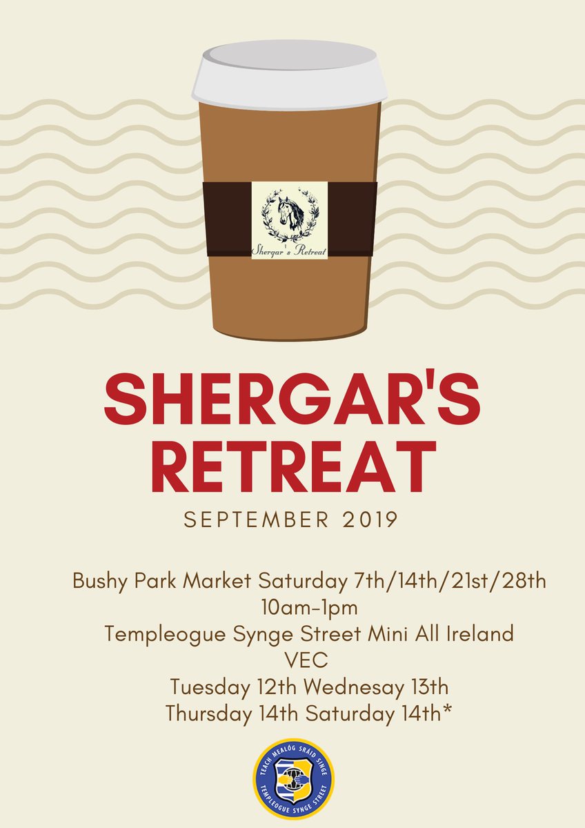 Tomorrow we are in Bushy Park market from 10am-1pm. We are also delighted to announce once again we are providing coffee at Templeogue Synge Street GFC Mini All Ireland 2019. Any Enquires feel free to send a mail!! #coffeeoftheday #cafelife #coffeegram #coffeesesh #coffeeholic
