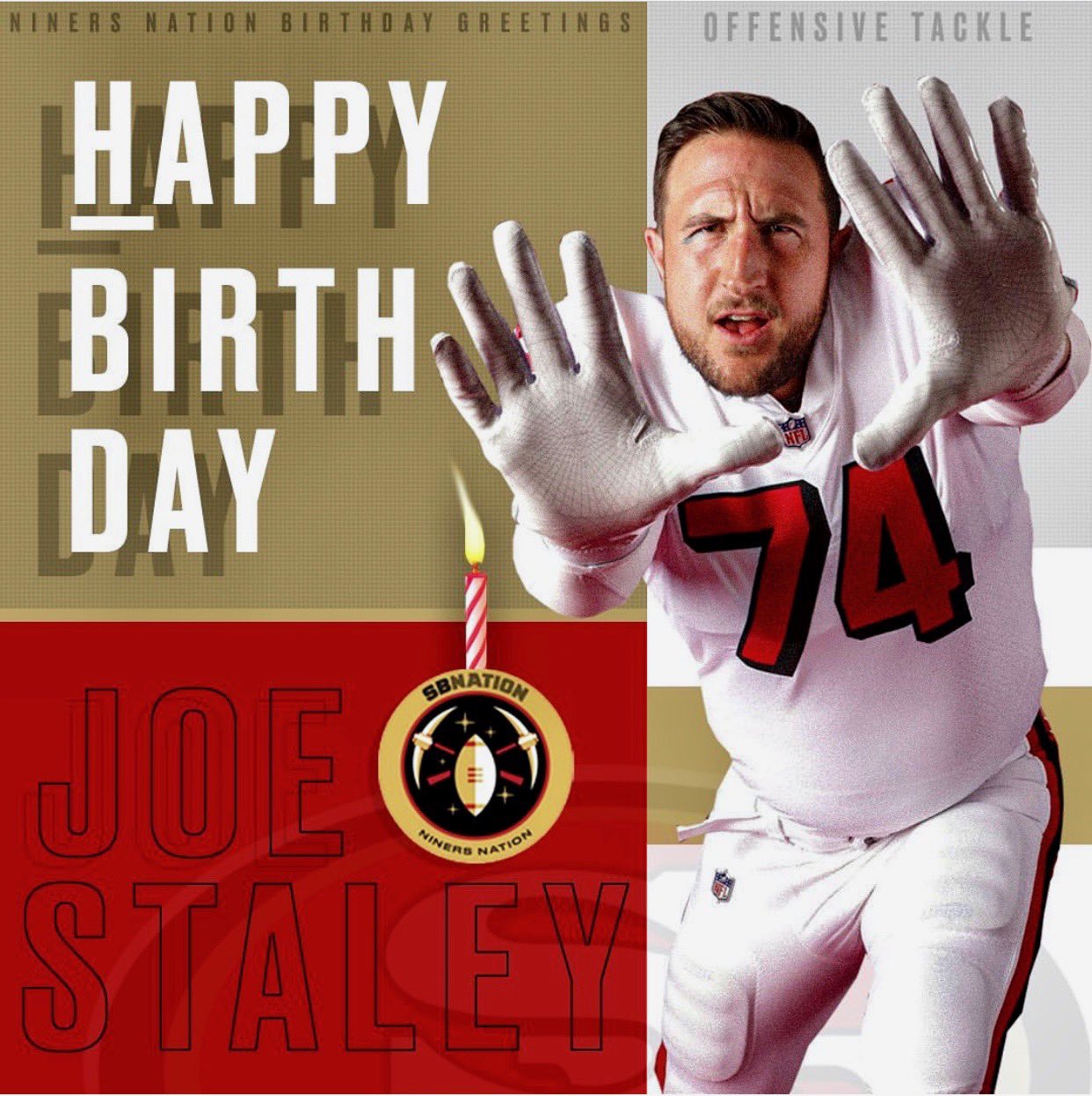 Happy Birthday Joe Staley 