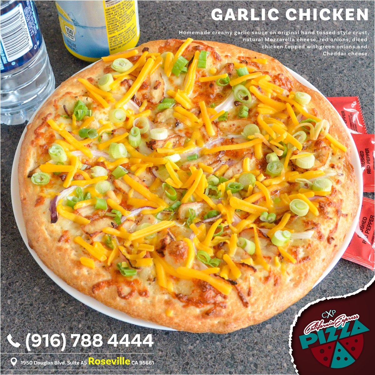 CAexpresspizza's tweet photo. GARLIC CHICKEN ☺️

#welcome @eat @pizza #food #flavor #hunger #correctaddress #hungry  #lunch #entertainment #worldpizzas @ilovepizza #Smallsized #mediumsize #largesize #beverage @icecream #callnow #takeaway  #smile #Goodday @CAexpresspizza https://t.co/BhT3Tje7vS