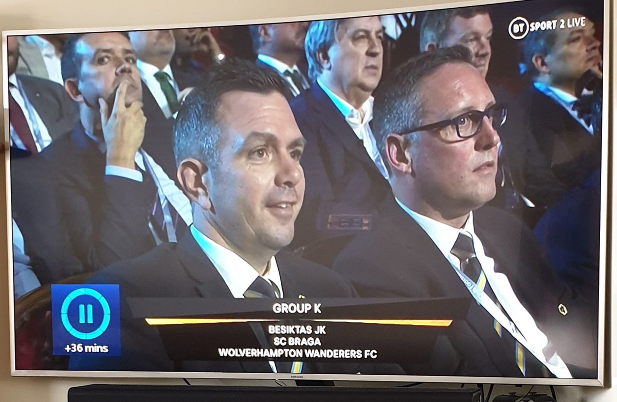 Sar_Fin8's tweet photo. @tim_spiers_Star @njudah_star @TimNash_1 @Wolves @WolvesFC_latest @alexedicken  @pedalsingh anyone know who the #wolves reps were on the jolly to Monaco today at the @EuropaLeague draw? #UELdraw #wwfc #wolves #EuropaLeague #EuropaLeaguedraw #UEFAEuropaLeague https://t.co/e4M6cFbtqh