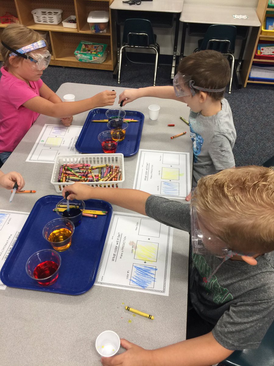 swright_sharon's tweet photo. We made our predictions, did the experiment, and recorded our results! #eddelem #scientists https://t.co/7BEV2Mgo6k