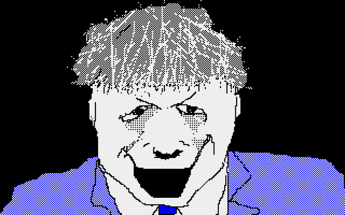 oldskool_zine's tweet photo. trump and boris. the peak of captalism? #fuckcapitalism https://t.co/s8KdlctrLw