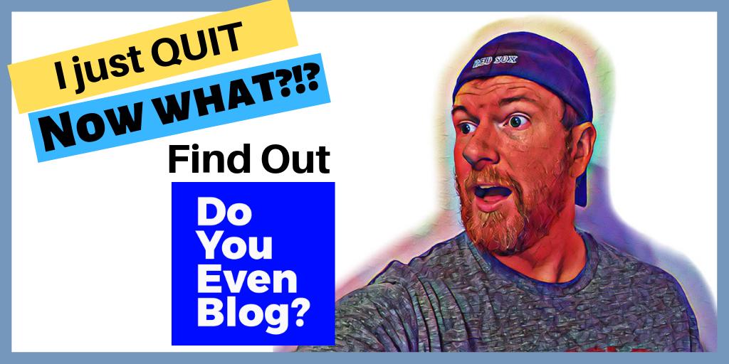 Eric @ High Five Dad (@highfive_dad) on Twitter photo Thanks <a href="/doyouevenblog/">Pete McPherson</a> for having me on! I am excited about the journey!!!
If your curious why I quit... give it a little listen....
doyouevenblog.com/eric-just-quit…
#podcast #bloggers #Iquit #quit Thanks <a href="/doyouevenblog/">Pete McPherson</a> for having me on! I am excited about the journey!!!
If your curious why I quit... give it a little listen....
doyouevenblog.com/eric-just-quit…
#podcast #bloggers #Iquit #quit