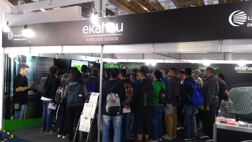 L3Software's tweet image. Estivemos por três dias no Netcom 2019 apresentando o software para planejamento e site survey EKAHAU. 

We spent three days at Netcom 2019 introducing the EKAHAU site survey and planning software.

@ekahau @L3Software @RWB_Wi_Fi