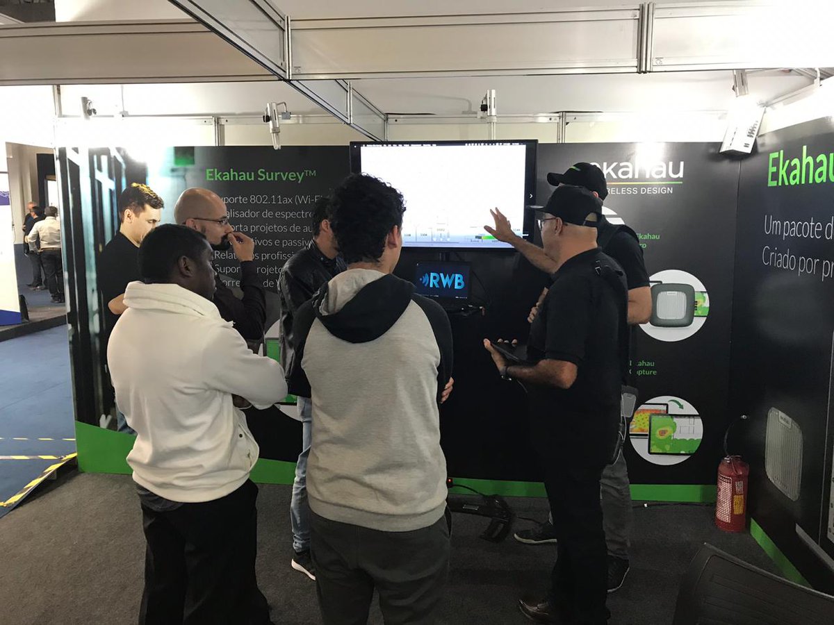 L3Software's tweet image. Estivemos por três dias no Netcom 2019 apresentando o software para planejamento e site survey EKAHAU. 

We spent three days at Netcom 2019 introducing the EKAHAU site survey and planning software.

@ekahau @L3Software @RWB_Wi_Fi
