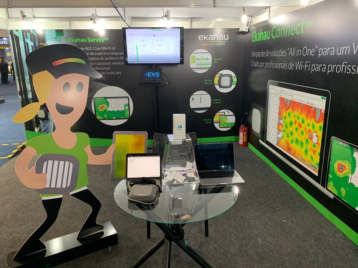 L3Software's tweet image. Estivemos por três dias no Netcom 2019 apresentando o software para planejamento e site survey EKAHAU. 

We spent three days at Netcom 2019 introducing the EKAHAU site survey and planning software.

@ekahau @L3Software @RWB_Wi_Fi