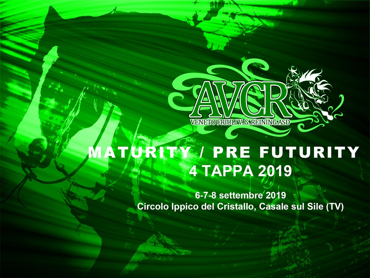 AvcrReining's tweet photo. #Domenica ultimo giorno per prenotare #BOX, scegliere #PAYTIME e inviare #PREISCRIZIONI di #Maturity / #PreFuturity e #QuartaTappa #AVCR-#IRHA-#FISE 2019.
#AFFRETTATI: https://t.co/wPzoUrmDBX https://t.co/NIbJlFFXOA