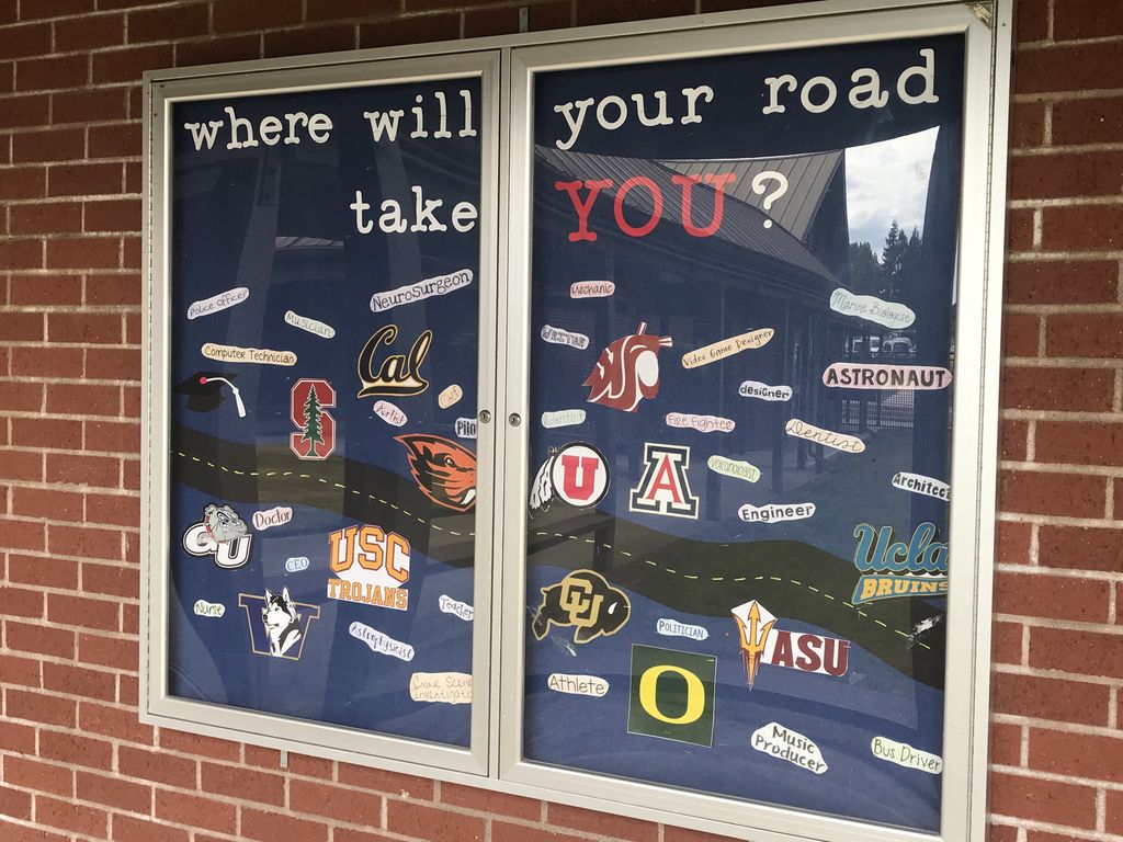 MASD91AVID's tweet photo. Mt. Angel Middle School is gearing up for the start of the year getting #collegeandcareerready Where will your road take you? #AVIDdistrictwide #AVIDOregon #MASDavid https://t.co/WX8PUXraOw