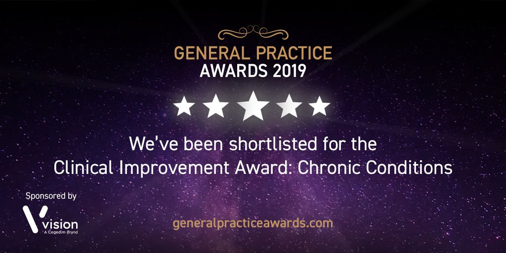 gp_awards's tweet image. Up next, the finalists for the Clinical Improvement Award: Chronic Conditions! And they are: The &apos;Better Breath&apos; Respiratory Team, Kairos Rehabilitation Trust, Primary Care Wellbeing Service, Carbs &amp;amp; Cals, Bexley Group Practice, Duck Diabetes, Woodley Centre Surgery &amp;amp; @ATMedics