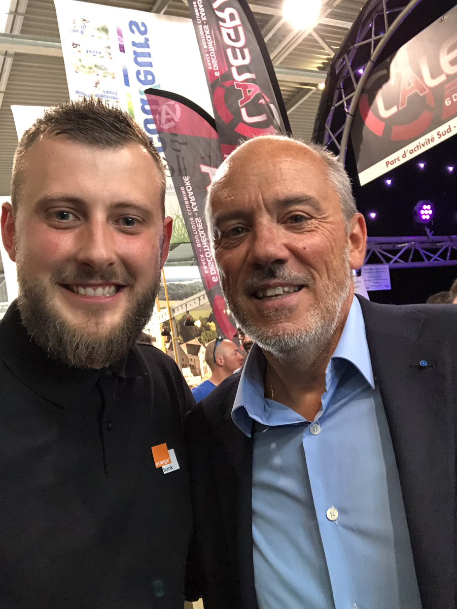 Chance inouïe !!! <a href="/srichard/">Stéphane Richard</a> #foiredechalons <a href="/orangecharlen/">Blanchot Charlene</a>