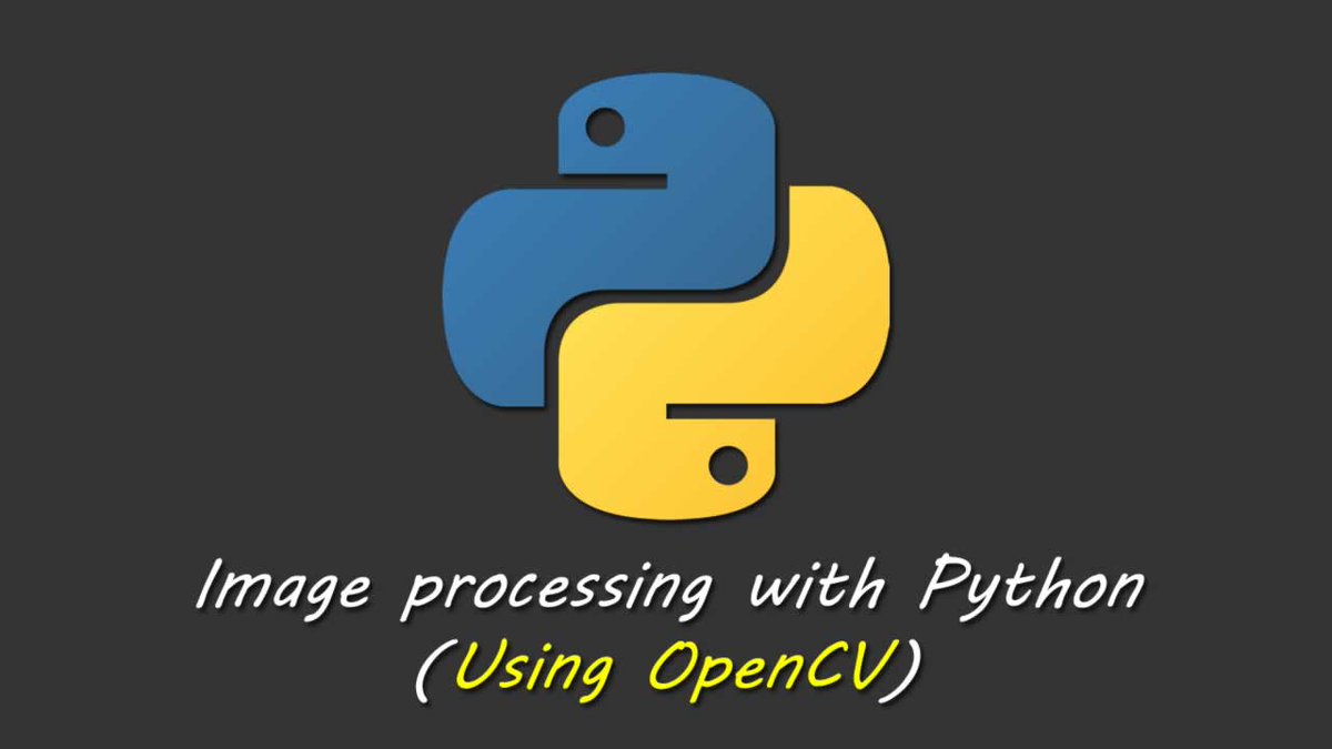 moriohdotcom's tweet image. Python Tutorial: Image processing with Python (Using OpenCV)
☞ morioh.com/p/bc60494297f6

#Python #OpenCV #Codequs #Morioh