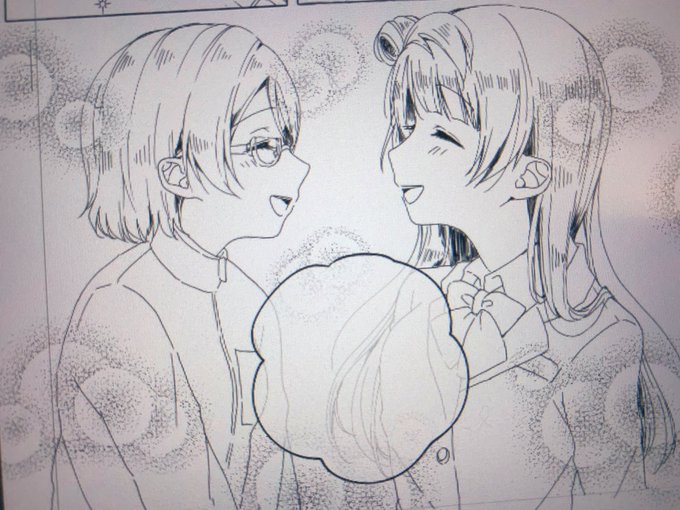 今回いっぱい横顔描いてる～～～ 