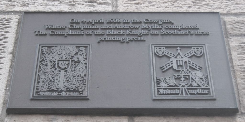 Bradford_BigInc's tweet photo. #DidYouKnow? In the sixteenth century, Merchant Walter Chepman and bookseller Androw Myllar established the first #printing press in Scotland after receiving a royal license from King James IV. #PrintFactFriday https://t.co/VSgaHwerkT