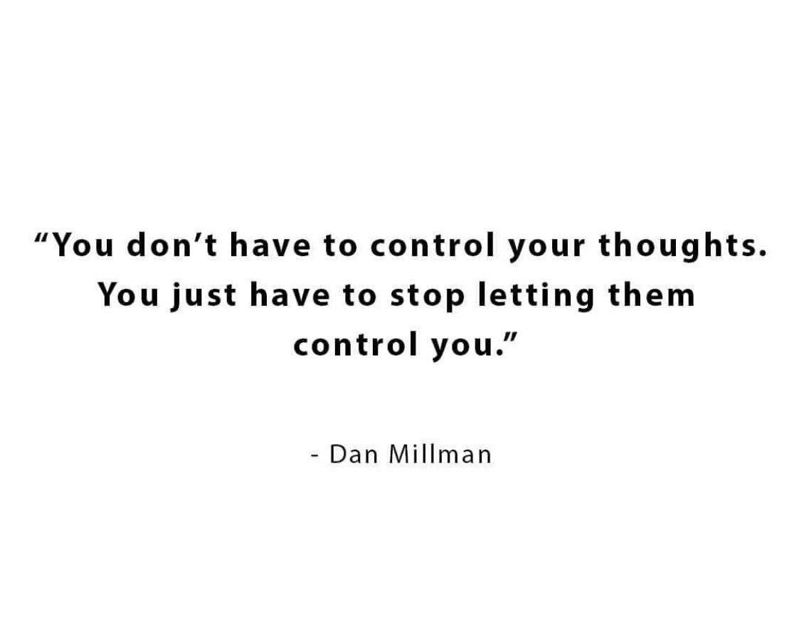 cotterill_david's tweet photo. Don’t let your thoughts control you but it’s easier said than done. Are you an over thinker too?
What do you find that helps you if your mind starts wondering?
#mindovermatter #mentalhealthawareness #davidcotterillfoundation https://t.co/CT24EgkAqO