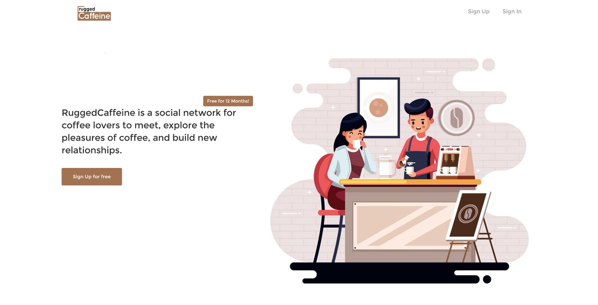 ruggedIO's tweet photo. Check out our latest launch! 🚀 
RuggedCaffeine is a social network for coffee lovers to meet, explore the pleasures of coffee, and build new relationships. 🐱‍👓
https://t.co/lZolJraA1S

#ruggedcaffeine #ruggedio #socialnetwork https://t.co/gIppp7kexE