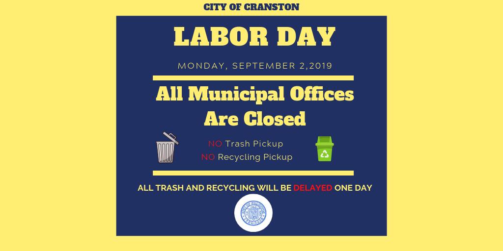 Just a reminder, enjoy your Labor Day! #Cranston #RhodeIsland