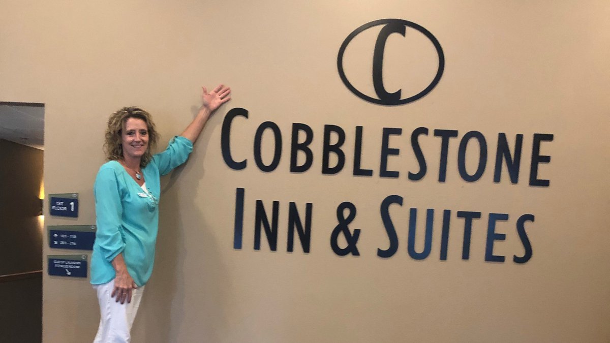 The B's have officially come down and the C's are up. We are now a Cobblestone Inn &amp; Suites. Find us at staycobblestone.com