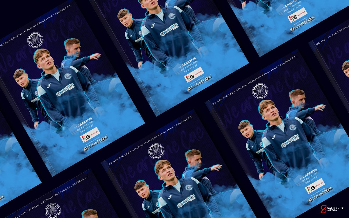 salisbury_media's tweet photo. Tomorrow's @penycaefc1 vs @CaerwysFC programme, grab a copy on the turnstile!
#ProgrammesMatter #TomorrowsProgrammeToday #programme #fancygraphics https://t.co/Jn0M5SeCyZ