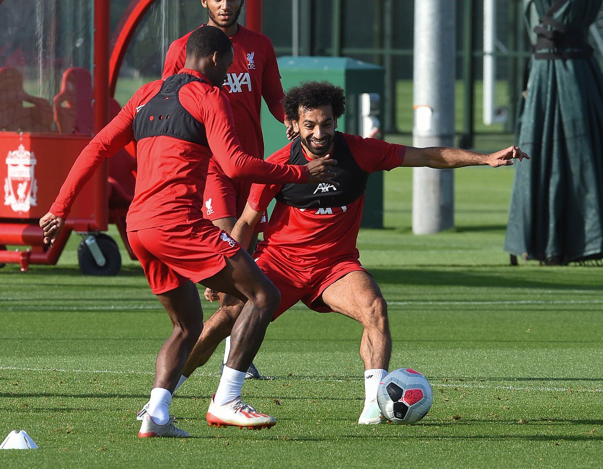 MoSalah's tweet photo. ⚽️⚽️ https://t.co/G1rjPhdKcF