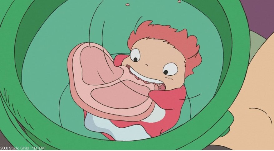 ポニョ、成長したね！ #ラピュタ #崖の上のポニョ