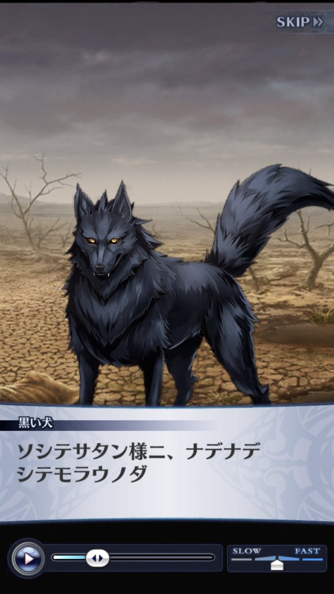 個人の見解です あと 黒い犬 がカダヴルと同じ仕組みで犬の亡骸から作られてるなら 元になった犬は野良犬じゃなくて ヴィータに懐いている飼い犬 だったんじゃないかなって 撫でられると嬉しい 感情の由来が 中のメギドではなく犬の体の記憶の