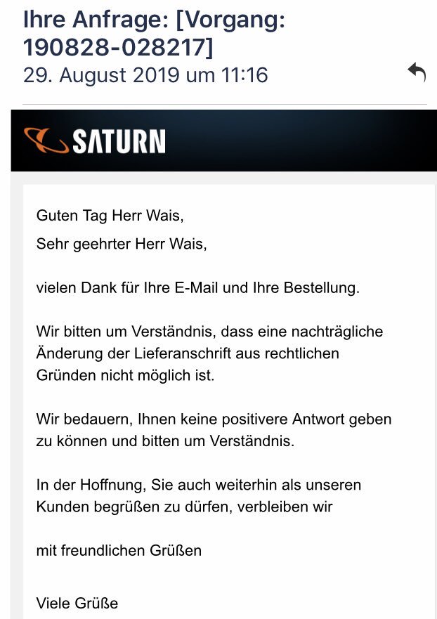 statisch Amplitude Fett saturn bestellung verfolgen Agitation Übereinstimmung Kochen
