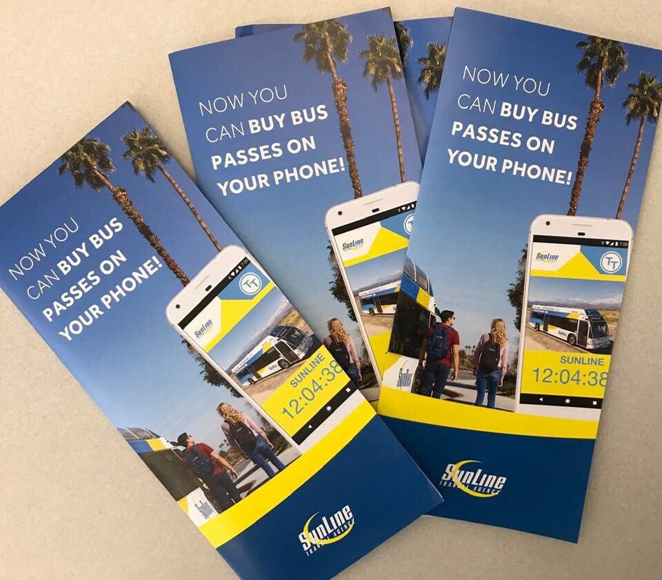 SunlineTransit's tweet image. ¡El Ticketing móvil de SunLine sets aquí! Pague su tarifa con su teléfono. Es fácil de usar y más conveniente que el efectivo. Para más información visite sunline.org/Mobile.
#MobileTicketing #SunLineTransit #Fare #Mobile
