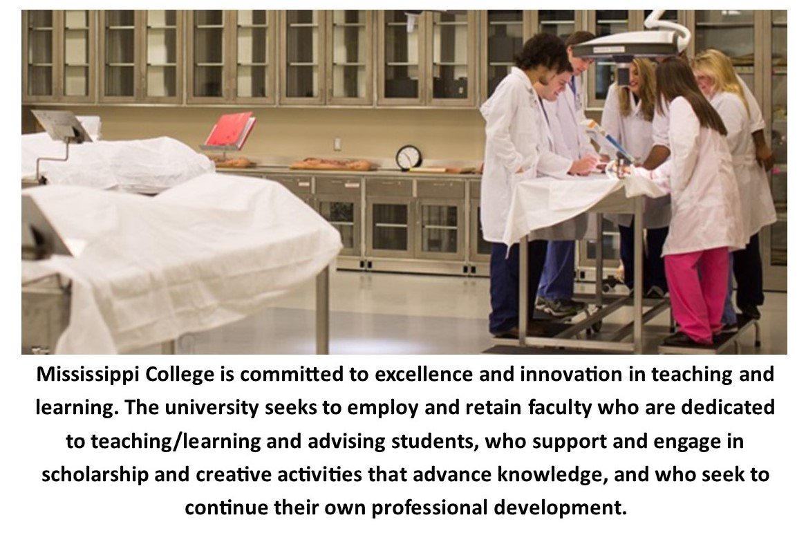 Mississippi College is committed to excellence and innovation in teaching and learning.
