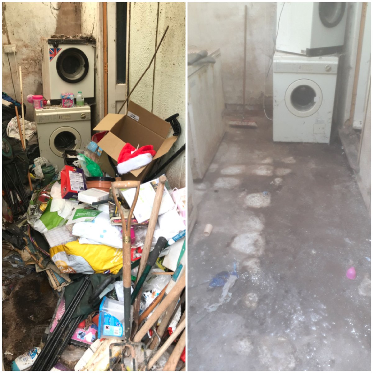 We haven't posted for a while as the team have been very busy with #houseclearance for a private customer this job is still ongoing but here is a few snaps of before and after. if you need any property work doing call us 01568617710 #teamwork #FridayFeeling
