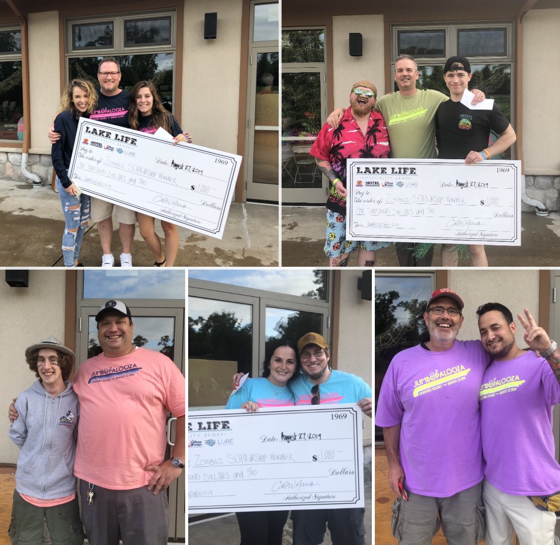 Congratulationz to our 2019 Zpirit and Zcholarzhip winnerz! It’s been an amazing zummer! #jumbopalooza