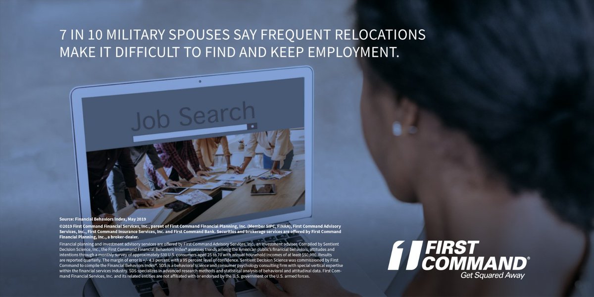 KatKirkpatrick's tweet image. You don’t have to choose between your military family and your career. First Command offers portable, fulfilling careers perfectly suited to military spouses. #militaryspouses