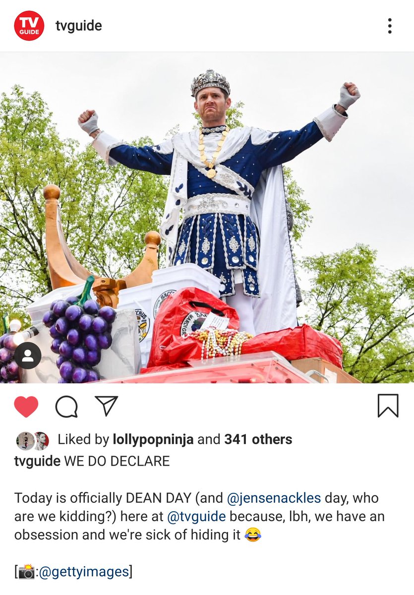 TV Guide is doing it right, it's Dean and <a href="/JensenAckles/">Jensen Ackles</a> day