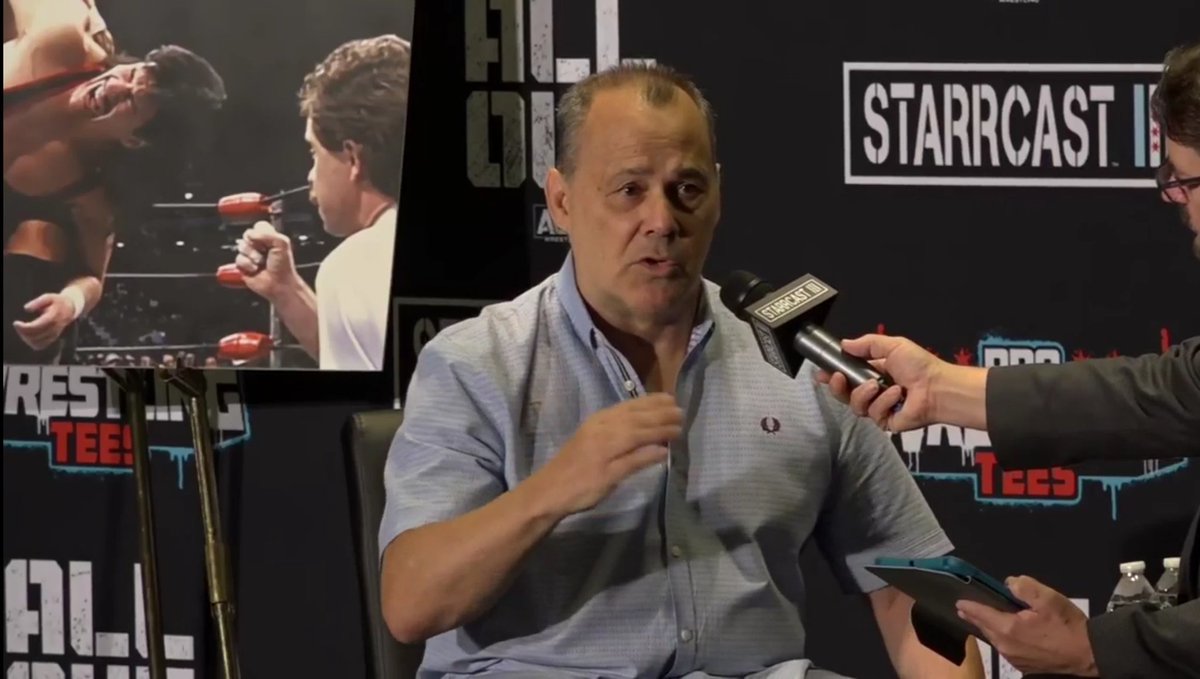 Triller_TV's tweet photo. 🥶The man of 1,000 holds, takes center stage!
2️⃣Day 2 of #STARRCASTonFITE kicks off with #Malenko!
💪Dean sits down to discuss his legendary career and where he goes from here!
🔥We have a full slate of great shows today! Be with #FITETV, for all of it! https://t.co/w1kf75Tykj
