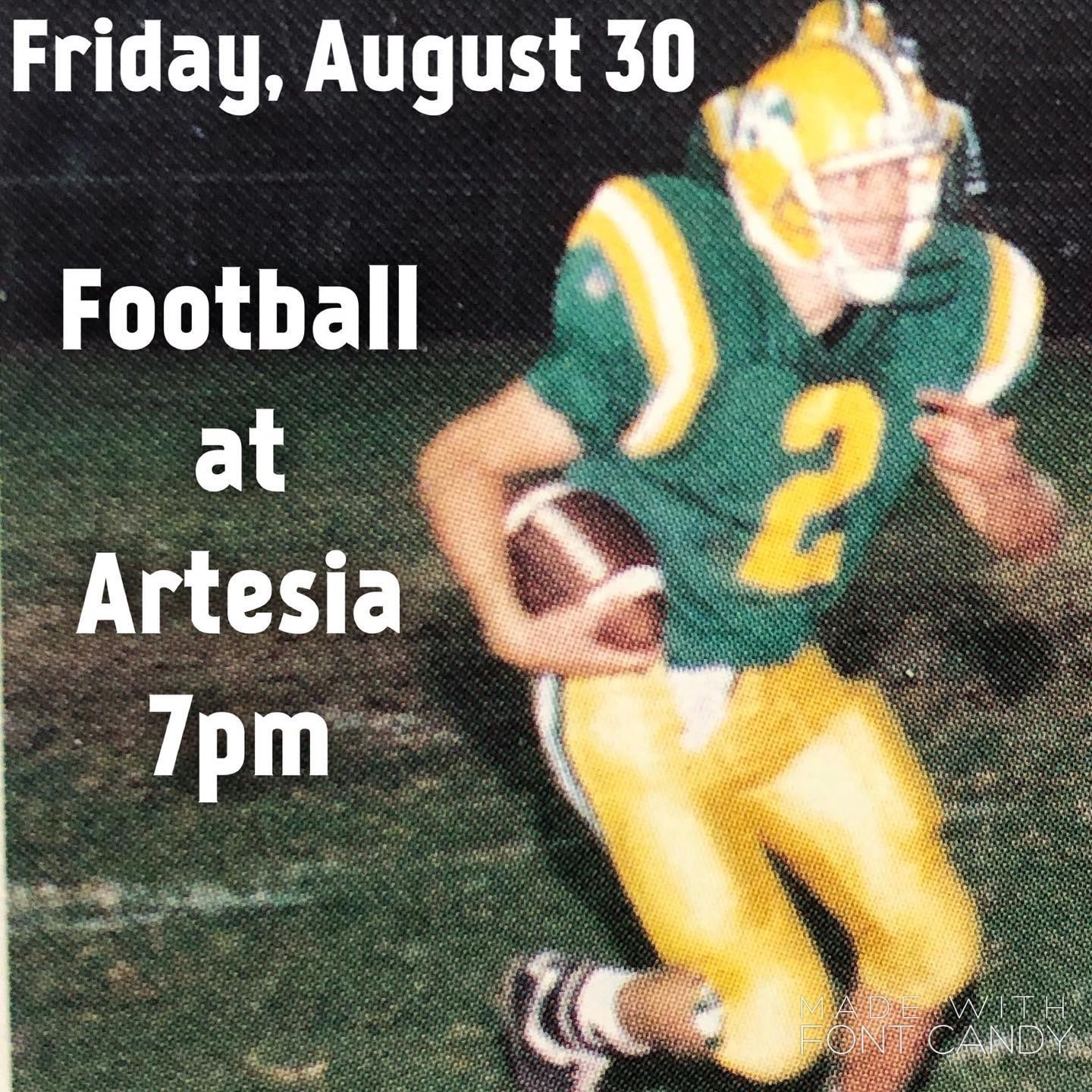 Kennedy Football on Twitter "Big game tonight! Come out to Artesia