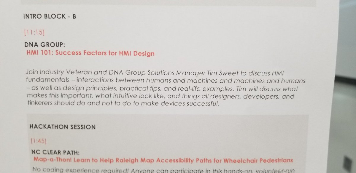 TomSnyderRIoT's tweet photo. Tim Sweet is leading human machine interface discussions in room 301. @dnagroupinc 
#RIoTDevDay https://t.co/COdDiH0rRB