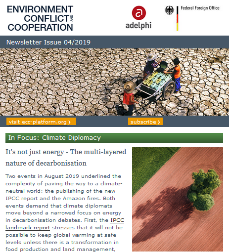 ClimateDiplo's tweet photo. 📨Our 4th ECC Newsletter is here!
>https://t.co/39yYcUwTAi<
HIGHLIGHTS
🐄 Climate politics of the Mercosur-EU deal
🖇️ Aligning #SDGs & foreign policy
🌴Jordan, Palestine, Israel & one shared environment
📽️Water for peace & news on #LakeChad
📄 #BCSC2019 summary
Access & share! https://t.co/KEkLM9xWWA