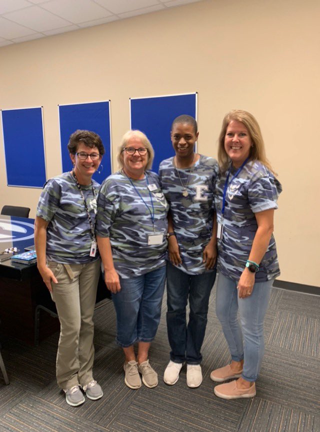 KimFullerEC's tweet photo. Itβs Blue Devil Spirit Day at ECCHSββYou Wonβt See Us Coming!β #GoBigBlue #BeatWW #ThanksDevilsPen #CamoDay @ECCHS_GA https://t.co/4QNJwFOm7O