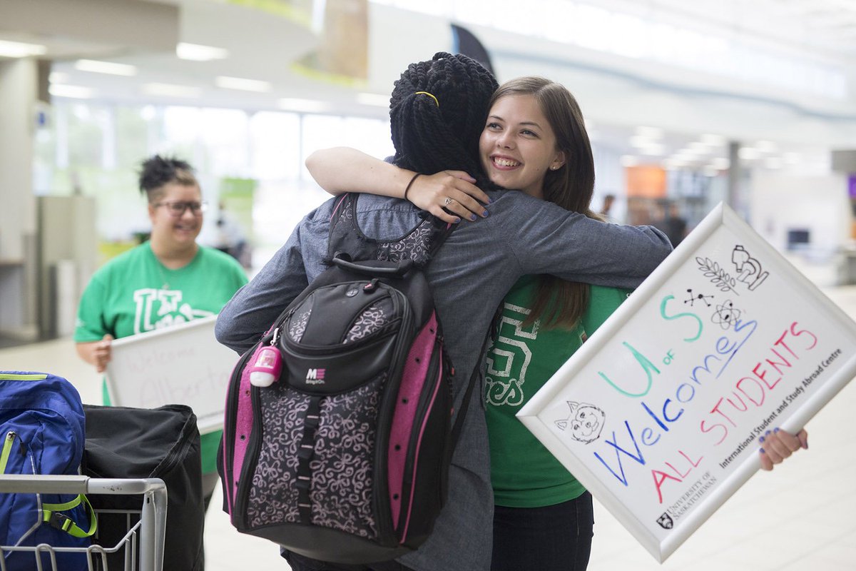 usask's tweet photo. Welcome to #USask: The International Student and Study Abroad Centre is excited to welcome all new international students to #campus. #USaskOrientation https://t.co/jNr86jAgK5 https://t.co/5LA6AwO3KY