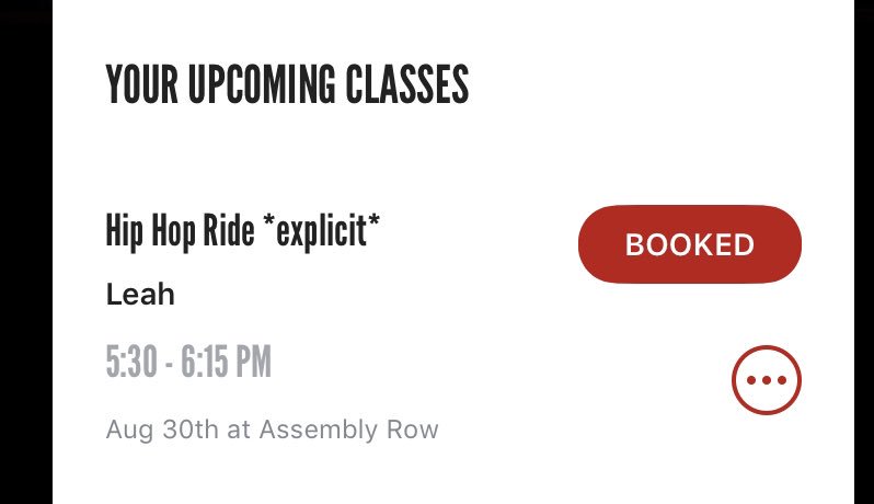 SpinMeWrite's tweet image. You had me at “Hip Hop Ride” and “explicit,” @cyclebar #assemblyrow.