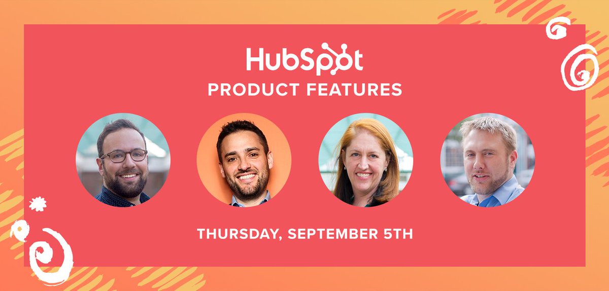 HubSpot's tweet photo. Curious about what HubSpot is working on behind-the-scenes? Take a deep dive into the HubSpot product roadmap with our General Managers at #INBOUND19. Get tickets: https://t.co/vebrutCfqz https://t.co/AMvq4jQqps