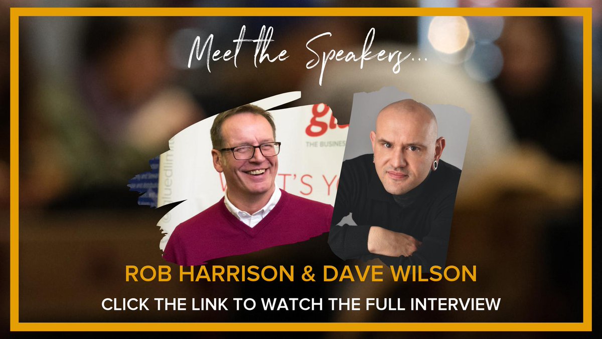 Meet BraveFest Speakers, <a href="/rharrisonglued/">Rob Harrison</a> &amp; <a href="/dwCoventry/">David Wilson</a>! Check out their interview here: 

👉youtube.com/watch?v=elGzRz…👈

Catch Rob &amp; Dave from <a href="/gluedlimited/">glued</a> in their session "Why “I’m just not creative.” is a fallacy" at BraveFest this September