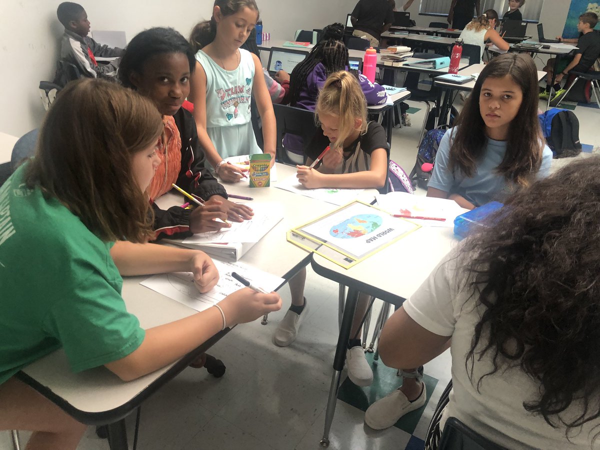 GHMSparker's tweet image. Map Skills! Coloring and labeling maps is always fun for the first week!