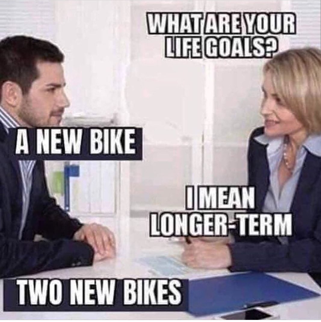 SnakeH_D's tweet photo. It is good to have long term goals😂🤣
Can you relate?
#snakehd #harleydavidson #snakeharleydavidson #longtermgoals #goalsetting #interviewconversation🤣 https://t.co/ZcZqZkcgvC