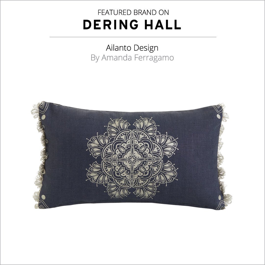 AilantoDesign's tweet photo. We are thrilled to see that our Venezia Metallics Silver on Blue cushion has been featured in @DeringHall βs latest newsletter. Thank you!
#deringhall #cushion #decor #design #homeaccessories #homedecor #homeinspo #decorinspo #ailantodesign https://t.co/aBfTXkw7F9