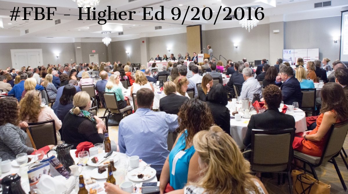 Attend the 9/24 #HigherEd program and learn what's on the horizon for colleges and universities! #FBF ow.ly/H92E50vK1zx