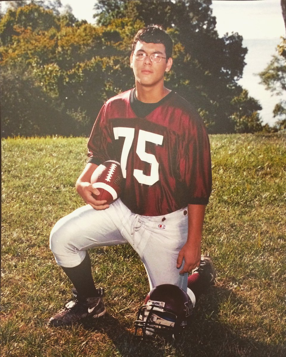 CoachFunk75's tweet photo. Throwback to 9th grade in 2007. First time playing the sport I grew to love, before I knew it would lead me to college, graduate school, and beyond. Times have surely changed, and thank goodness no one wears those heavyweight jerseys anymore. https://t.co/Ia6U1YJjhC